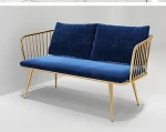 NEW ORIGINAL velvet sofa chair restaurant hotel set