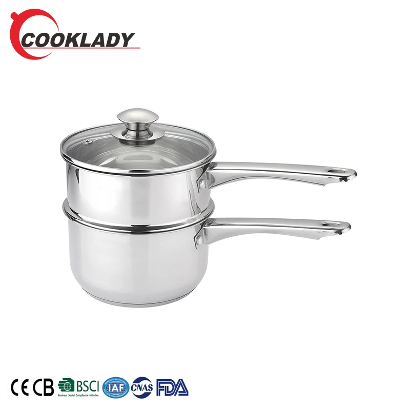 New Product 2020 Commercial Double Boiler Stainless Steel Cooking Clay Eggs Cookware Steamer Pots