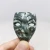 Import new product wholesale about 5cm 100%  natural Moss Quartz face shaped pendant quartz crystal craft for gift or healing from China