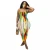 Import New Sexy Halter Casual Dresses Loose Tie Dye Sleeveless Maxi Dress Women Plus Size Women Clothing No Accessories Included from China
