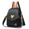 New Soft Leather High Quality Womens Backpack Solid Color Retro Ladies Shoulder Bags Large Capacity Casual Travel School Bag
