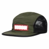 new style black sports outdoor dry fit 5 panel running nylon mesh side camp hat cap small order