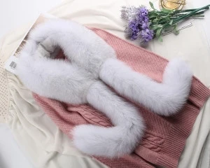 New tassels imitation fox fur scarf women winter warm fur collar Korean version wild thick fur collar HY080602