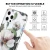 Import New Trending Case 1.8MM Women Girls Floral Flower IMD Printed Glossy Soft TPU Clear Phone Case For iPhone 12 Pro from China