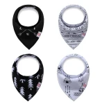 newborn Baby Bandana Bibs Baby Bibs 8 Pack Soft and Absorbent for Boys & Girls  teething bib