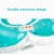 Import Newborn soft inflatable neck ring thick double balloon baby collar baby swimming ring from China