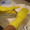 NMSAFETY cheap wholesale blue breathable household latex gloves