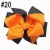Import NO1-NO31 4.5 inch double layered pinwheel hair bows girl boutique hair clip accessories from China