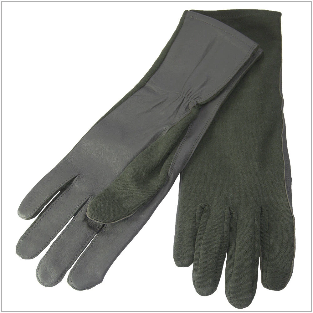 NOMEX LEATHER TACTICAL MILITARY FLYERS FIRE HEAT RESISTANT GLOVES Superior Quality By Taidoc
