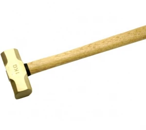 non sparking tools  heavy duty brass sledge hammer 1 kg for oil and gas works