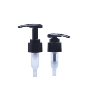 Non Spill body lotion pump black plastic shampoo pump dispenser