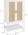 Import Nordic Solid Wood Frame Bedroom Furniture Clothes Cabinet Rattan Clothes Wardrobe Cabinet Cane Closet for Storage Cabinet Modern from China