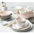 Import Nordic style matte glaze macaron color home goods ceramic dinnerware sets from China