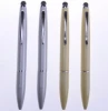 novelty multi function recorder metal pen stylus writing pen for iphone ipad touch