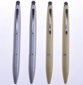 novelty multi function recorder metal pen stylus writing pen for iphone ipad touch