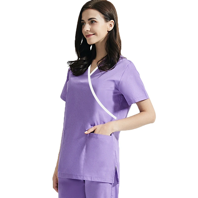 Nursing Uniforms Medical Scrubs Design Wholesale Long Sleeve Scrub Uniform