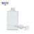 OEM 200ml 300ml 500ml Transparent Cosmetic Packaging Square Custom Plastic Shampoo Bottle