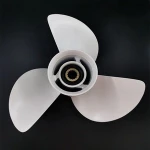OEM Custom Cast Marine Hardware 3 Blades Propeller For Yamaha Engine 50-130HP Aluminium Alloy Sprayed Propeller