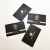 Import OEM custom design matte gold Logo engraved serial number aluminium metal luxury business card gift cards from China