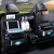 Import OEM Custom Premium PU Leather Foldable Car Back Seat Organizer with Tray Table from China