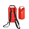 OEM Flexible PVC Survival Backpack Waterproof Gear 10L Dry Bag Rucksack For Camping Hiking