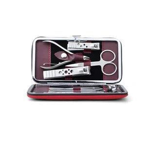 OEM high quality metal pocket manicure set stainless steel factory price