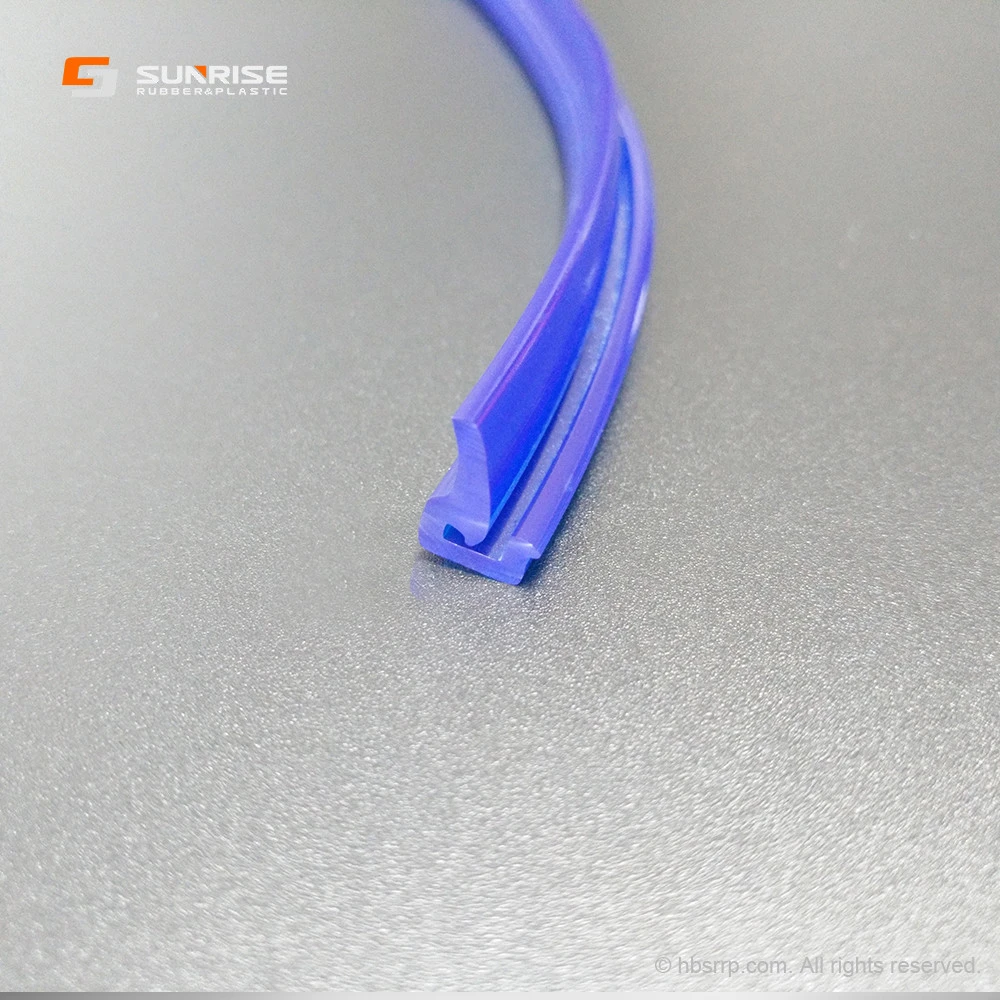 OEM ODM Custom polyurethane rubber seal  strip profile extrusion