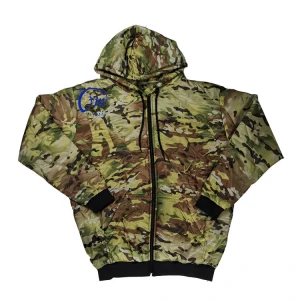 OEM Service Wholesale Multicam Military Tactical Warm Soft Zip Up Woobie Hoodie Jacket