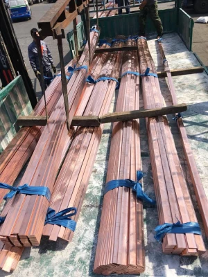 OEM size C11000 pure  copper bar for sale in stock