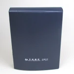 office stationery file folder box wholesale plastic box file with button