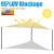 Import Outdoor 100% polyester fabric waterproof uv rectangle 2*6 sun shade sail from China