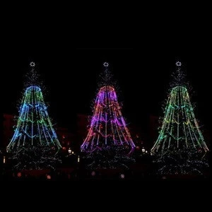 Outdoor Christmas Lights Programmable Dmx Rgb Led Light String