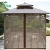 Import Outdoor furniture uv stretch wooden seat pavilion outdoor garden 13 ft long hardtop gazebo bbq grill gazebo from China