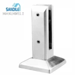 Outdoor glass fence/frameless glass railing stand off/stainless steel pool fence glass spigot