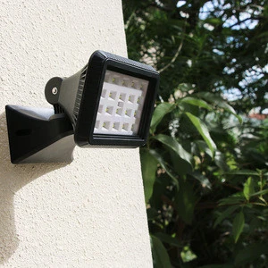 outdoor lighting LED spotlight with ultrasonic radar detection
