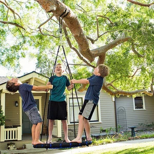 Outdoor play swing toy net kids single swing, tree swing