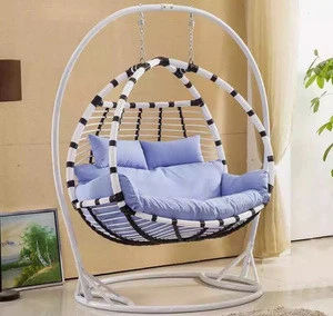 outdoor silla colgante garden double swing egg hanging chair patio swings