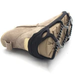 Outdoor Sports Walk Traction Cleats Ice Snow Gripper Portable Walk Spikes Crampons for Walking, Jogging, Hiking, Mountaineering