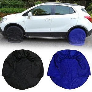 Outdoor Tire Cover For universal cars PVC car spare of tire cover snow car cover