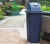 Import outside Street swing top trash can wholesale high strength plaza 32L 45L PP plastic garbage can from China
