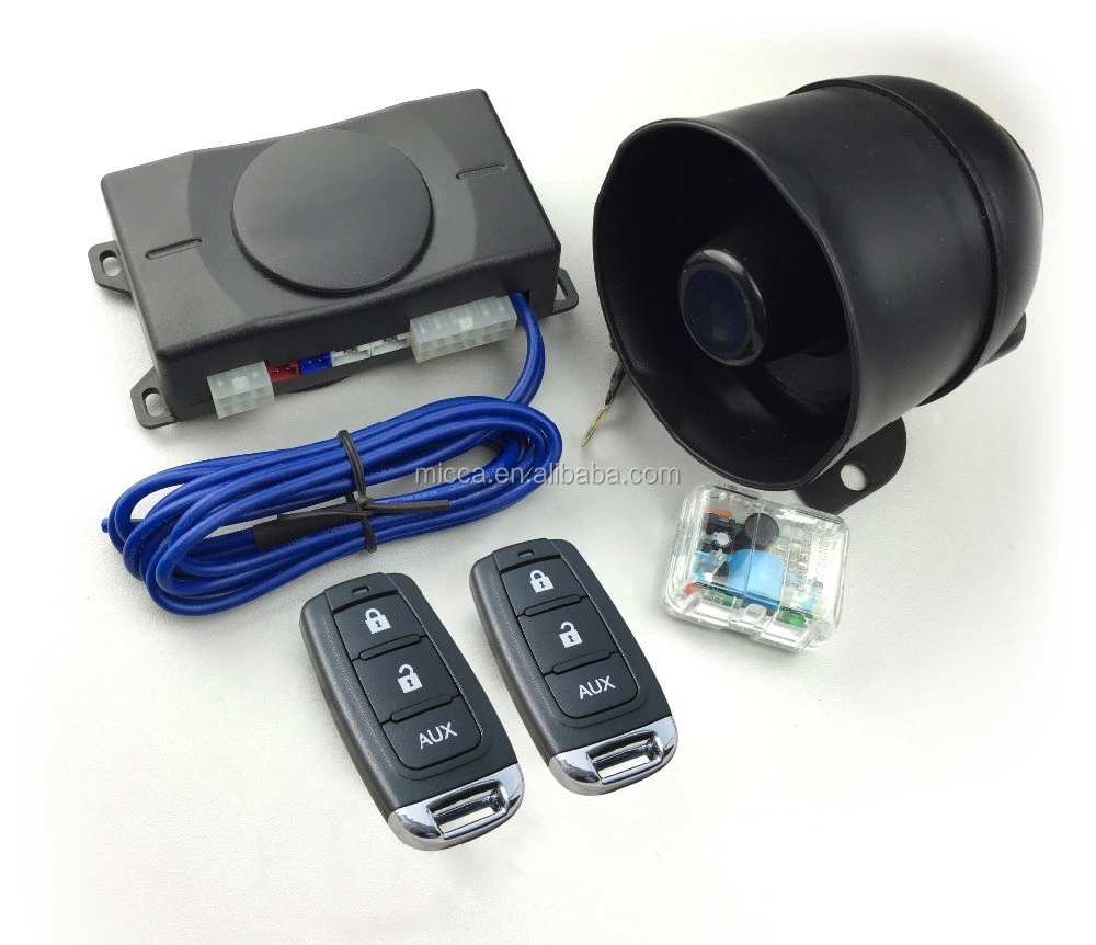 OW500 KEELOQ+rolling code Built-in Engine Disable Relay 1-Way Car Alarm System