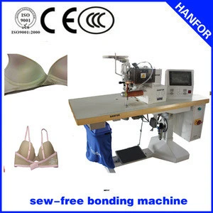 Panty making rubber tapping bra sewing machine