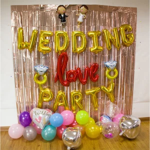 Party Supplies Foil Balloons wedding party balloon decoration for wedding party