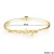 Import Personalized Stainless Steel Initial Letter Name Earrings Bangle Bracelet Necklace Jewelry Set 18K Gold Plated from China