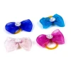 Pet Dog Hair Bows with Rubber Bands for Small Dogs Cats Topknot Headdress Puppy Yorkie Teddy Hair Grooming Accessories