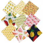 Pet Grooming Accessories Fruit Print Pet Dog Scarf Adjustable Size Dog Cat Bow Tie  Personalized Dog Bandana