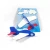 Import Plane Model Factory DIY Slow Flying Double Wing Eva Foam Hand Throwing Powered Flying Airplane For Kids from China