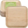 Planet Friendly Palm Leaf Plates; Bamboo-Style, Upscale Disposable Dinnerware