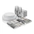 Import Plastic Silverware Disposable Flatware Silver Cutlery Plastic Cutlery Silverware from China