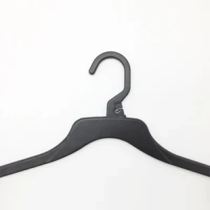 Plastic Top Cloth Clothes Hanger for Adult Dress Garment Rack with Size Marker Ring